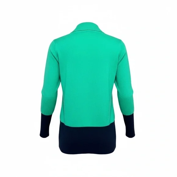 New York & Company Green & Blue Cardigan Sweater | Size M - Picture 3 of 9